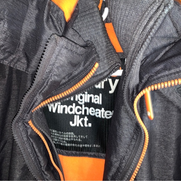 BRITISH DESIGNED JAPAN SPIRIT SUPERDRY WINDCHEATER  JACKET SIZE L PREOWNED - Picture 4 of 12